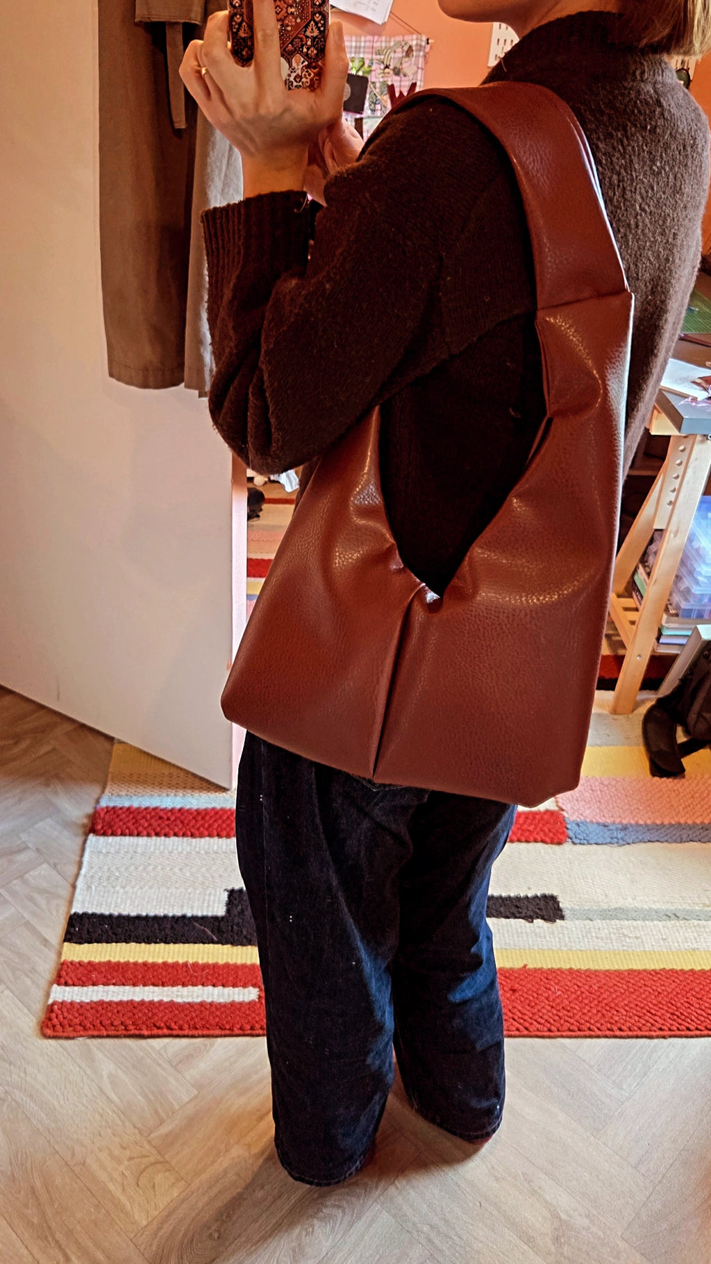 FAUX LEATHER BAG